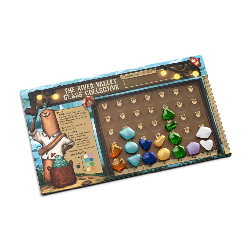 River Valley Glassworks Player Board